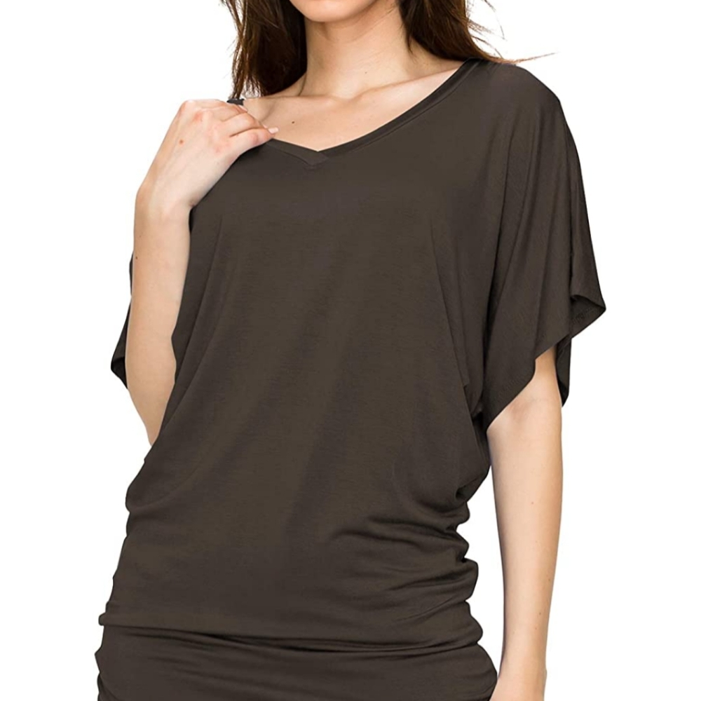 V Neck Slouchy Tee - donated
